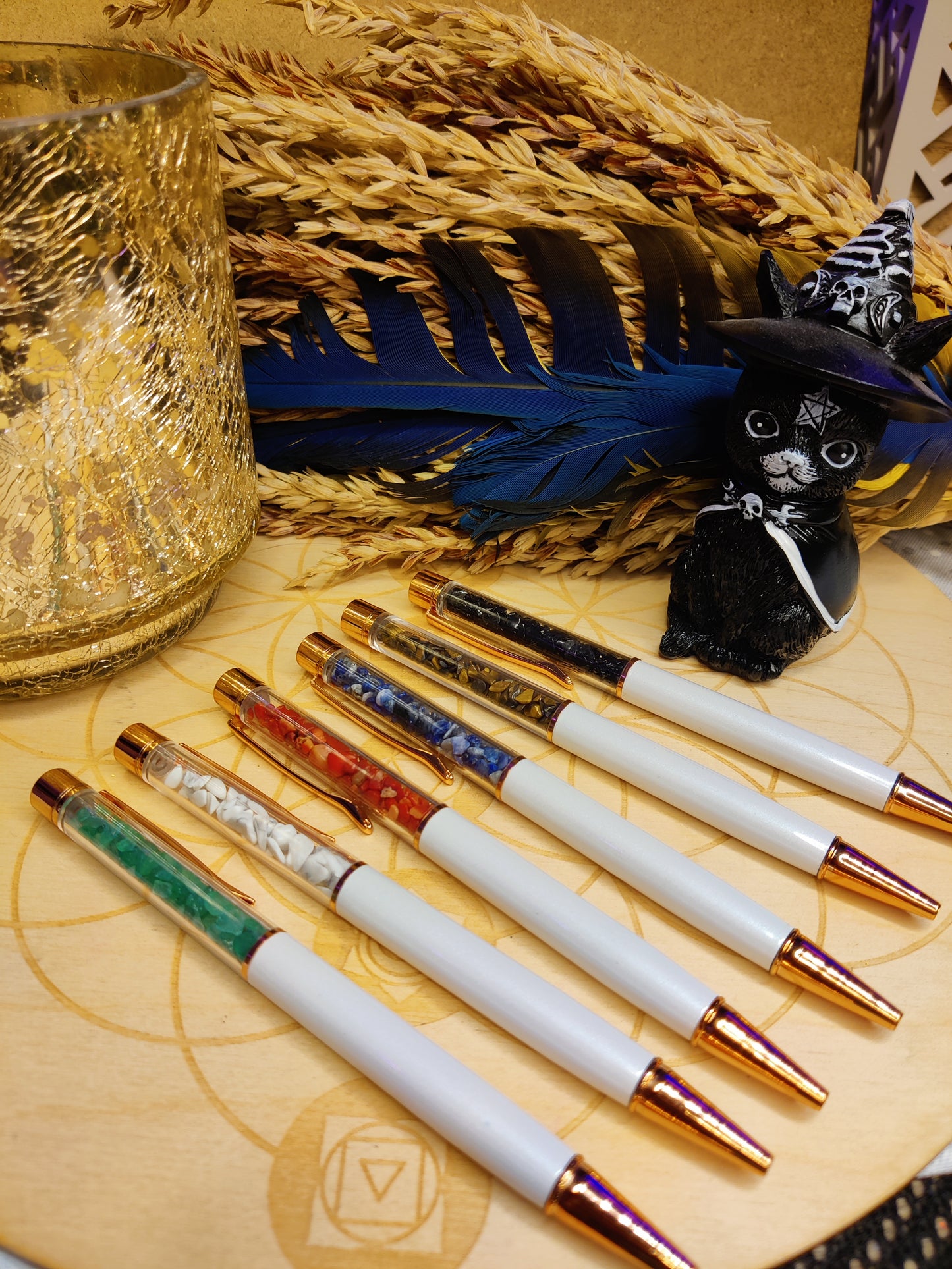 Crystal Filled Pens