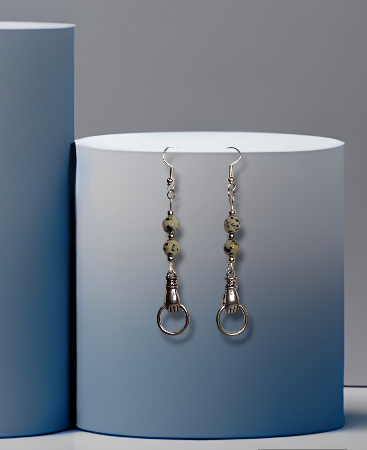 Dalmatian Jasper Earrings