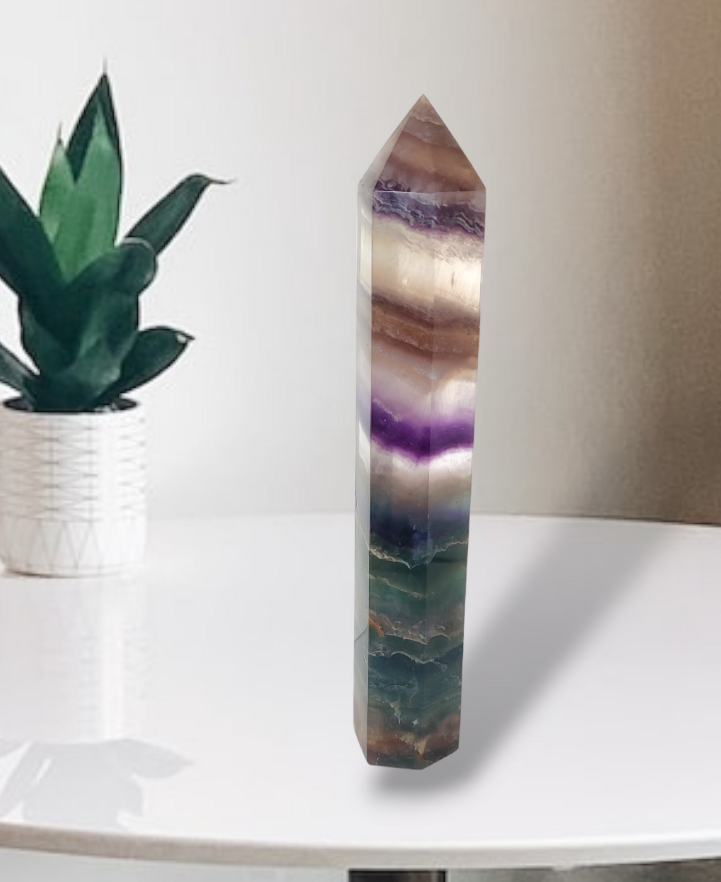 Rainbow Fluorite Tower