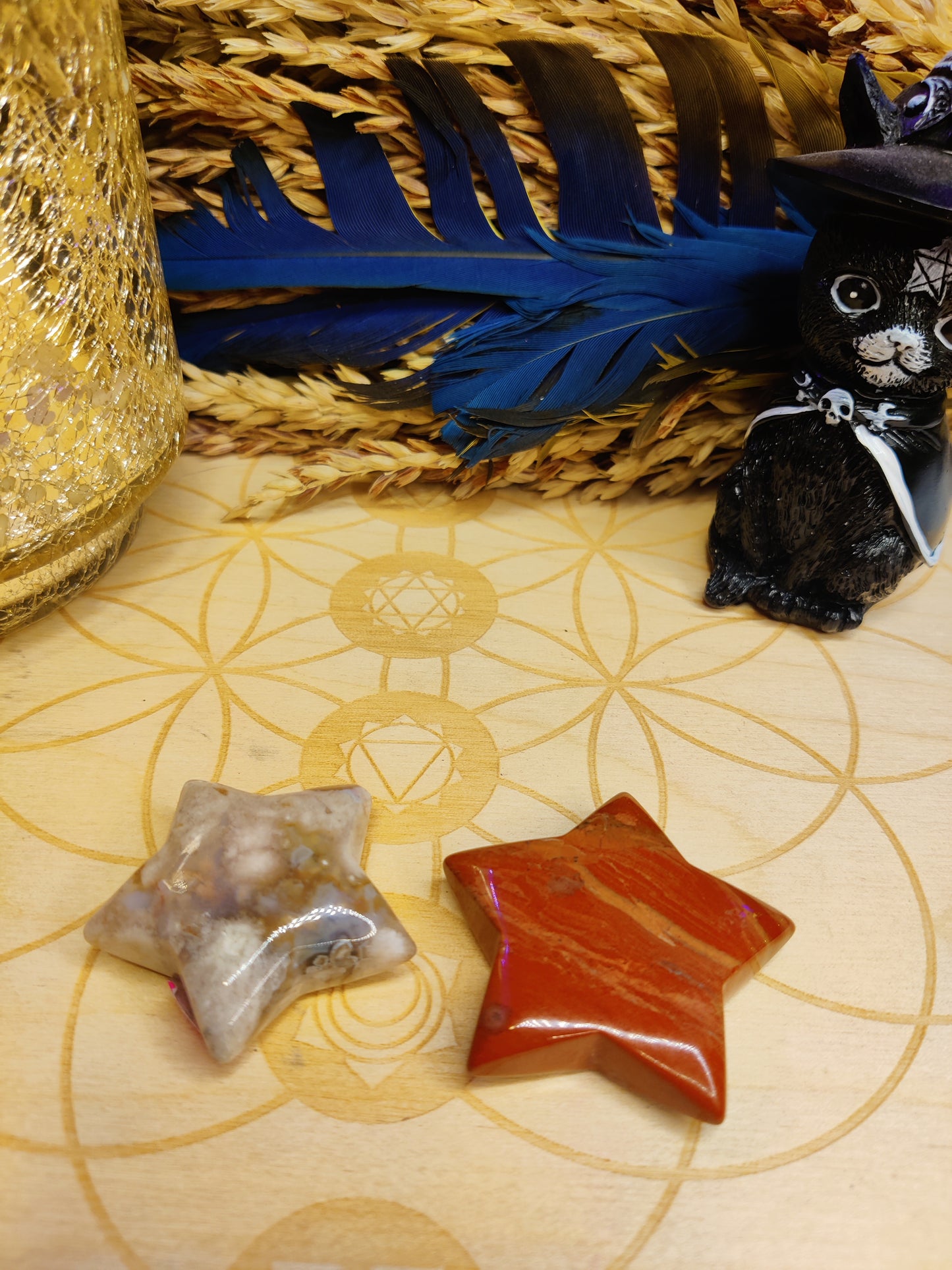 Red Jasper Stars