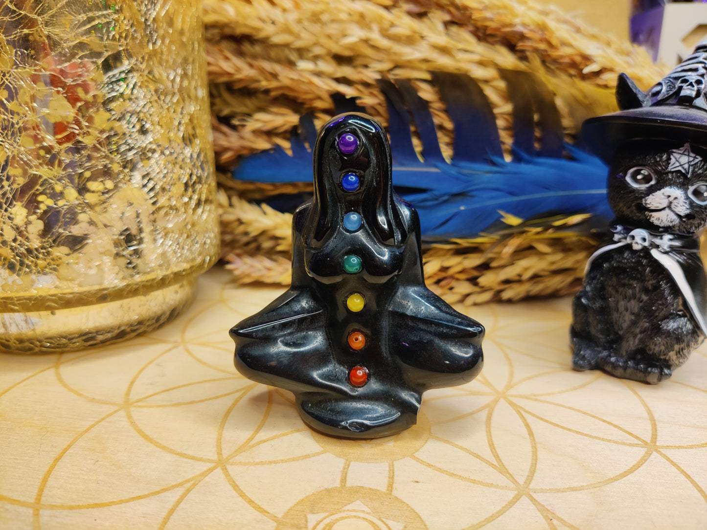 Obsidian Meditation Person