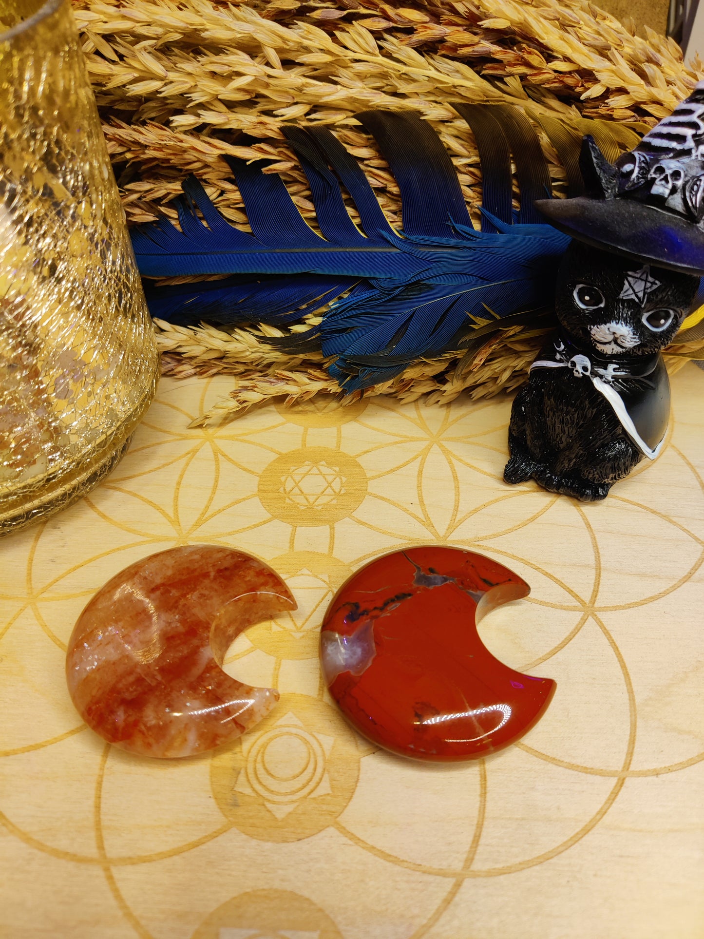 Red Jasper Moons